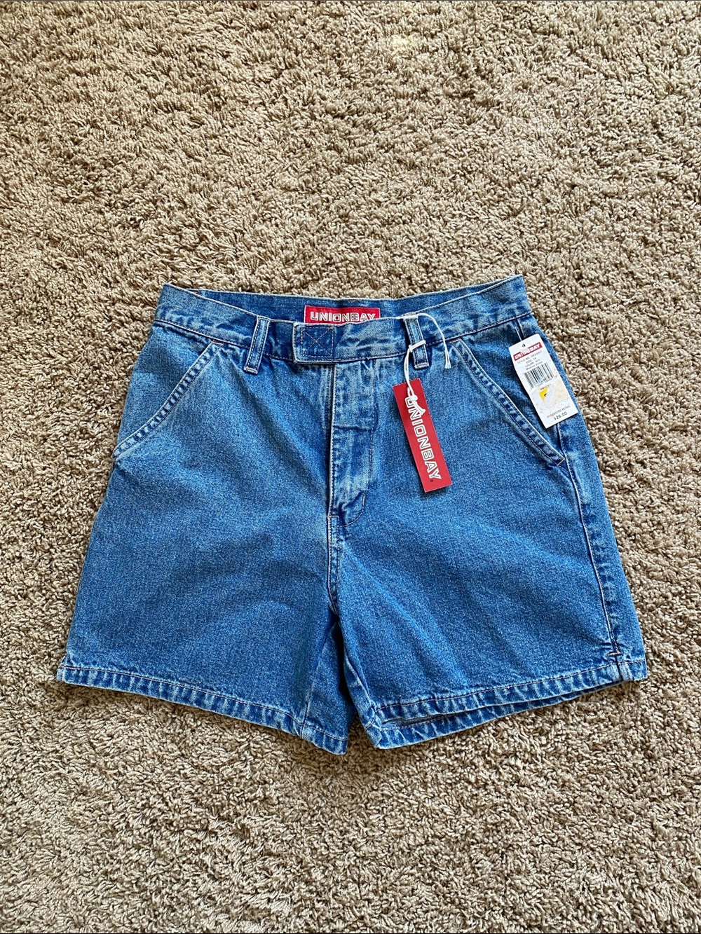 UNIONBAY Mid-High Rise Blue Denim Shorts